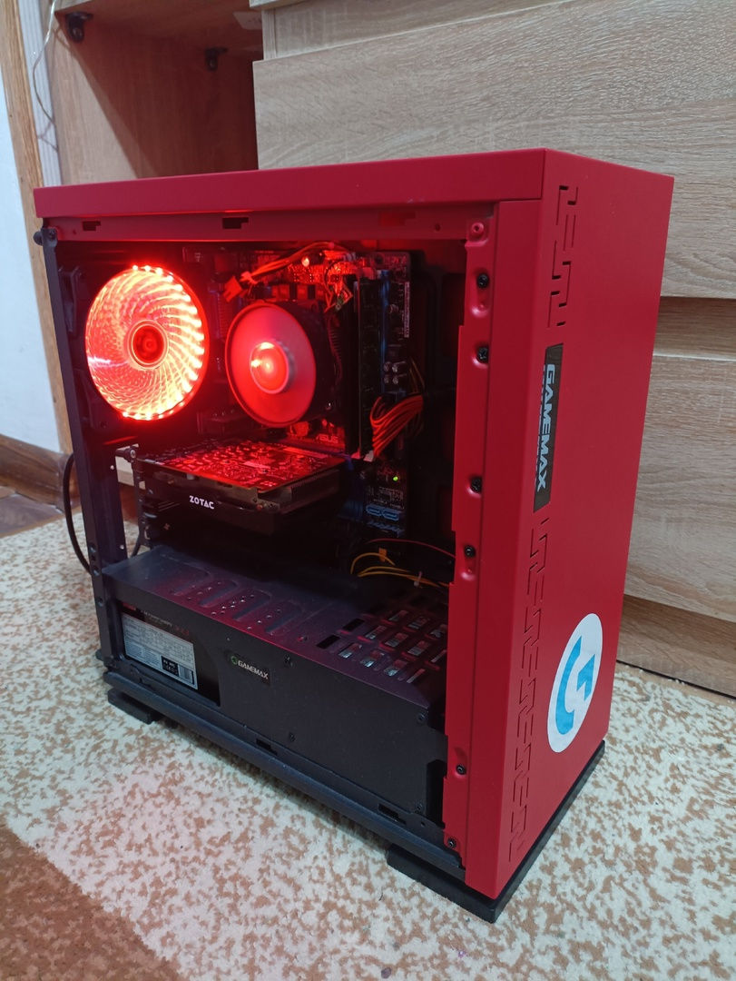 GAME PC! i5 3450 3.1 ghz, Ram 8 gb DDR3, Video GTX1050ti 4 gb! SSD + HDD!  GameCaseRGB!