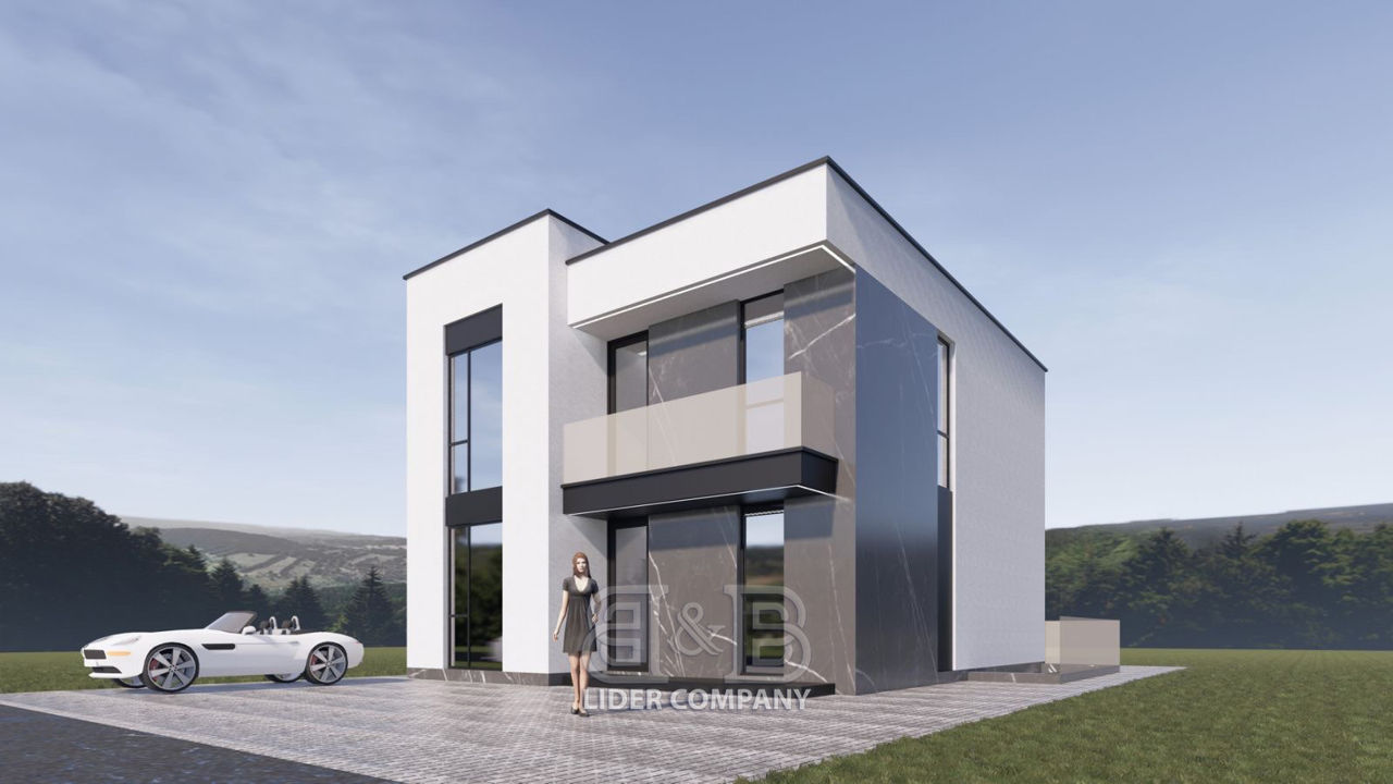 Casă Hi-Tech cu 2 nivele - Băcioi, s. Frumușica