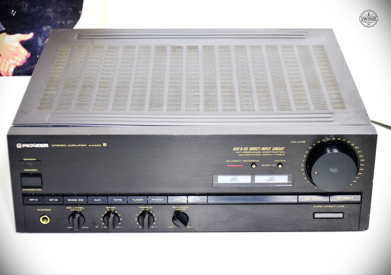 Pioneer A-X440 Hi Fi Усилитель с фонокорректором / Made in Japan /  есть винил фото 2