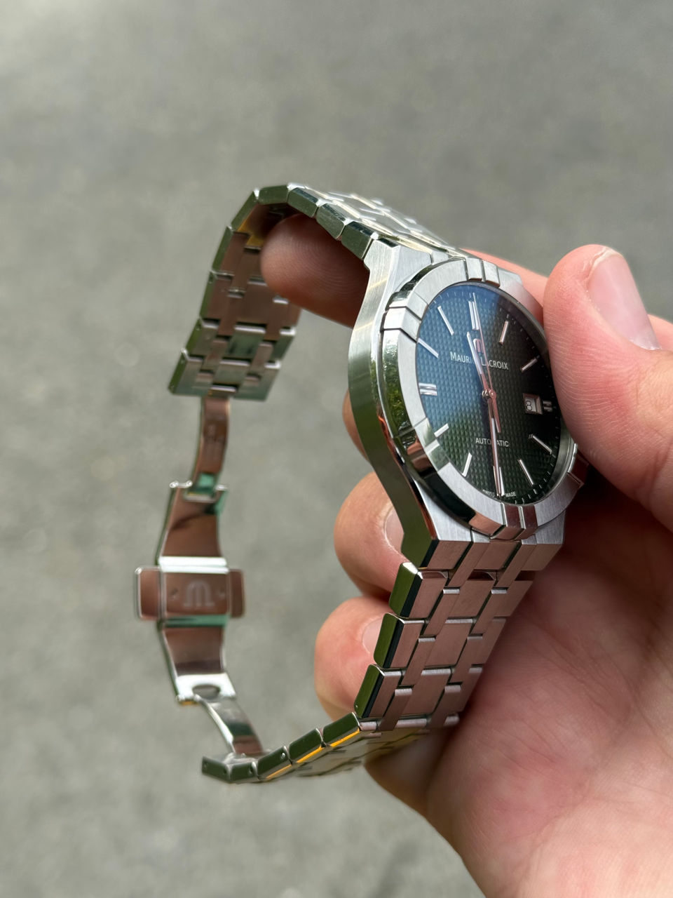 Maurice Lacroix Aikon 42mm Green Automatic Mechanical Date Watch Часы Ceas RRP 2050 Euro фото 4