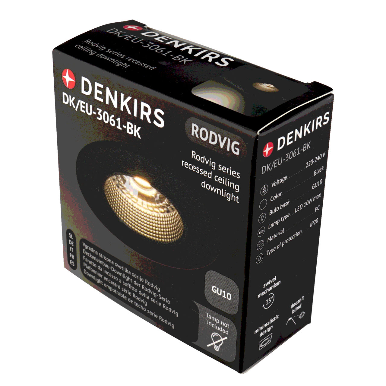 Spot incorporat Denkirs 10W IP20 DK/EU-3061-WH foto 3