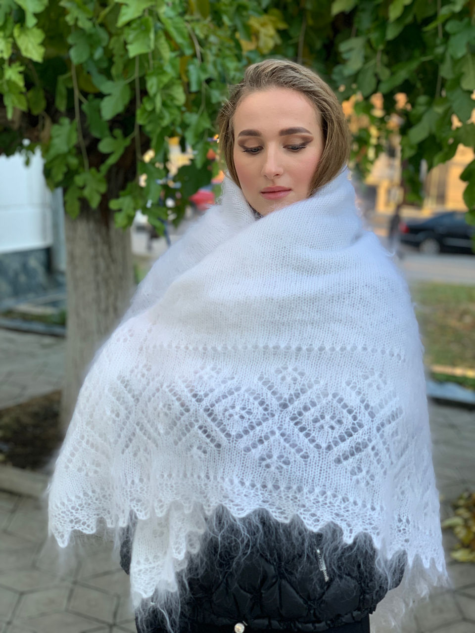 Оренбургские платки из нежного козьего пуха ! ! ! foto 2