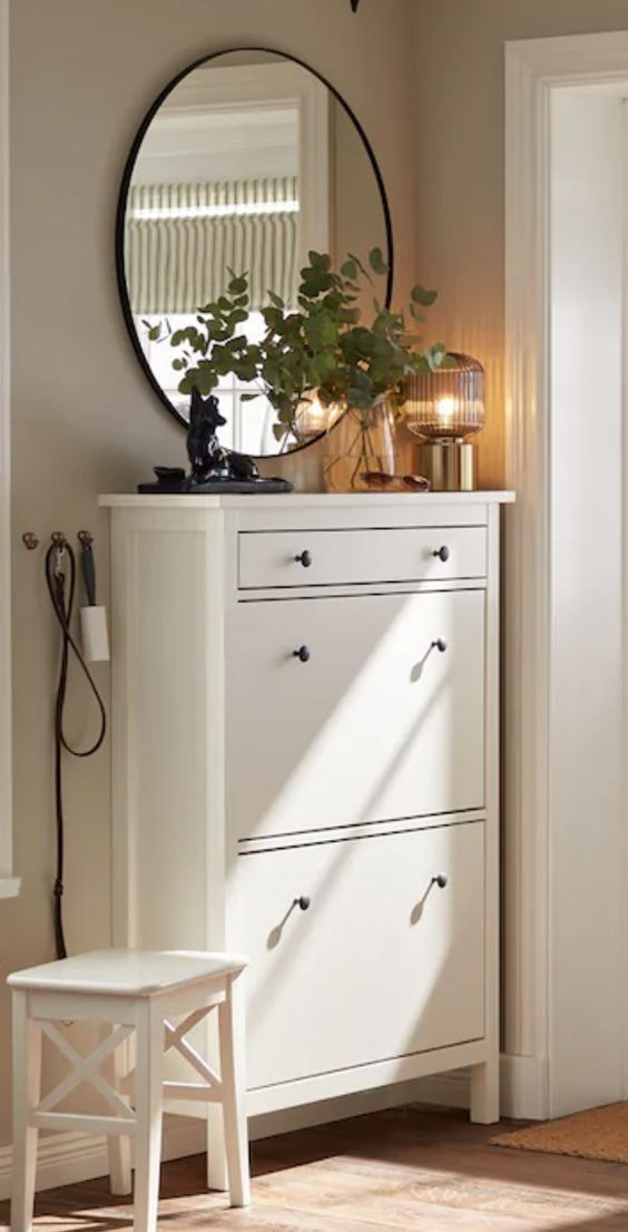 Dulap pentru încălțăminte IKEA Hemnes 89x127 - Livrare în toată Moldova! Credit 0% foto 1