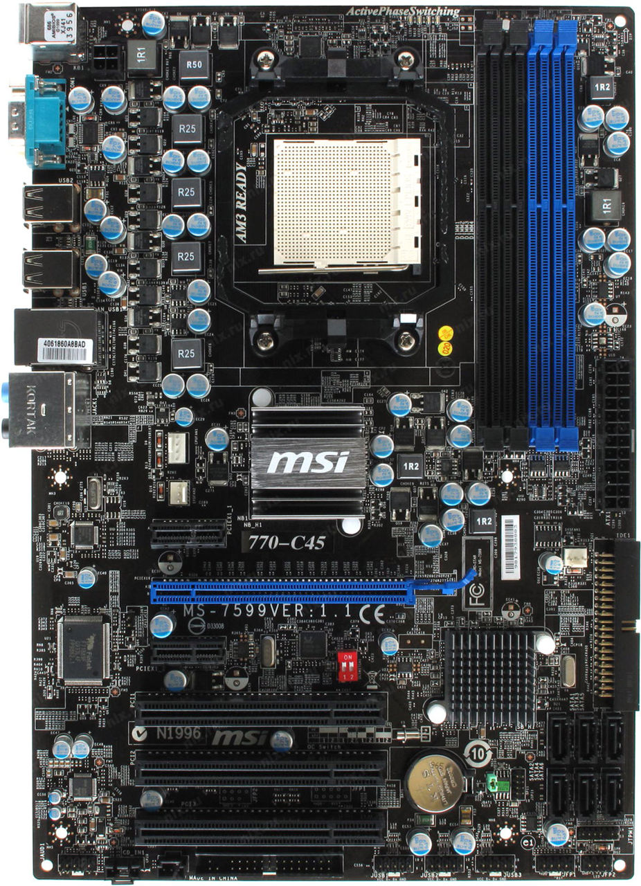 Msi 770 c45 ms 7599 обновление биос