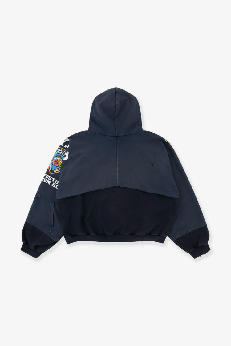 Project GR Zip Hoodie - Navy Blue фото 1