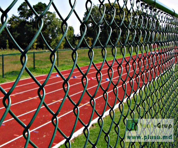 Сетка плетеная Рабица с полимерным покрытием.Plasă împletită "rabiţ" cu invelis PVC. фото 3