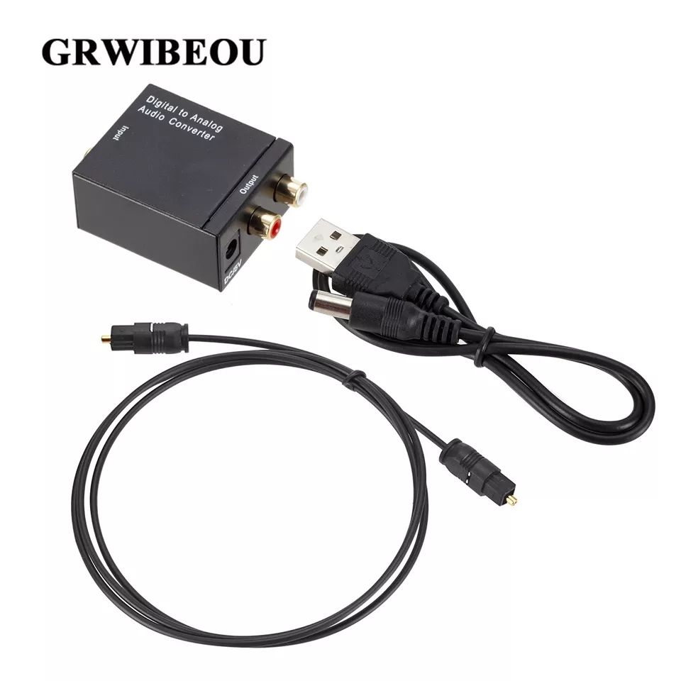 Цифровой в аналоговый аудио конвертер digital to analog audio converter-  200 lei foto 6