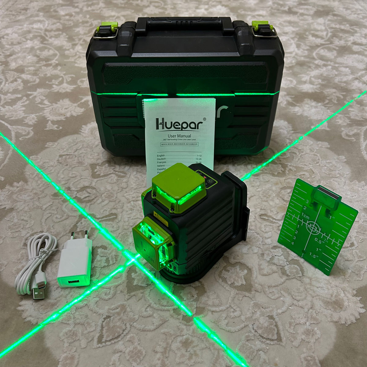 Huepar B03CG 3D 12 linii + magnet + tinta + garantie  + livrare gratis фото 5