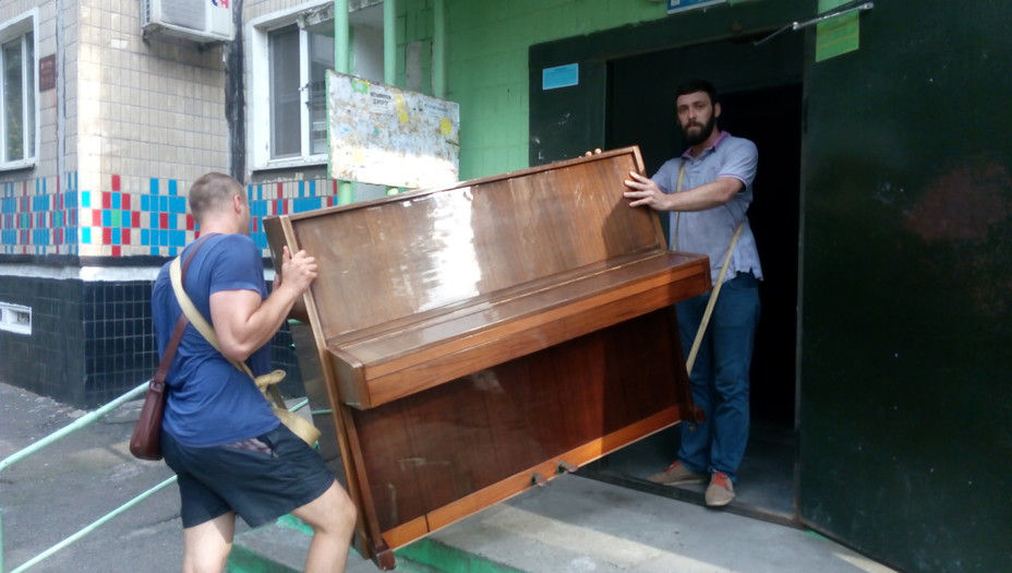 Transportarea  Pianine Перевозка пианино foto 1