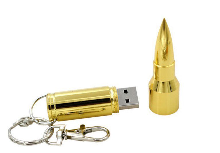 Флешка пуля. флешка патрон.usb-флешка в виде патрона ак-47 usb flash ...
