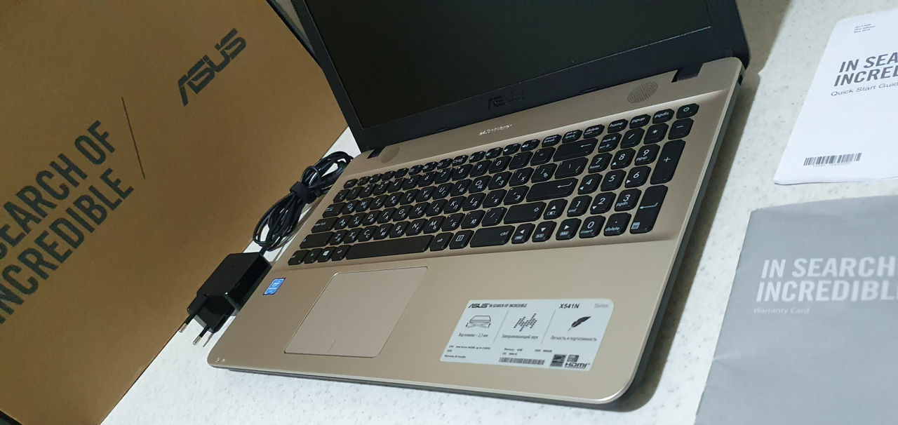 Здесь ноутбуки. новый мощный asus vivobook max x541n. pentium n4200 2,6ghz. 4ядра. 4gb. 500gb foto 7