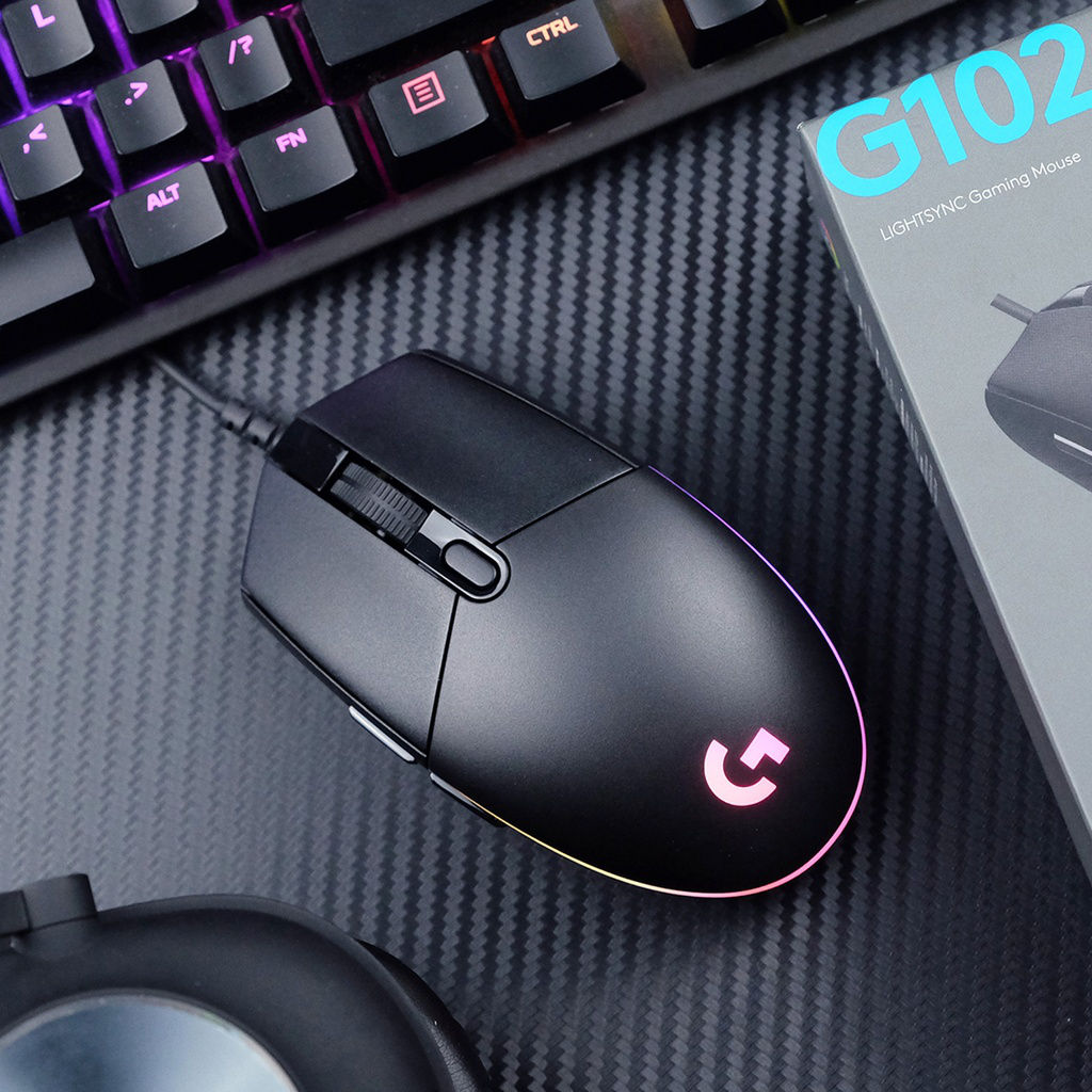 Logitech Gaming Mouse G102 LIGHTSYNC RGB,  8000 dpi, Onboard memory мышка - Livrare / Pick-up foto 6