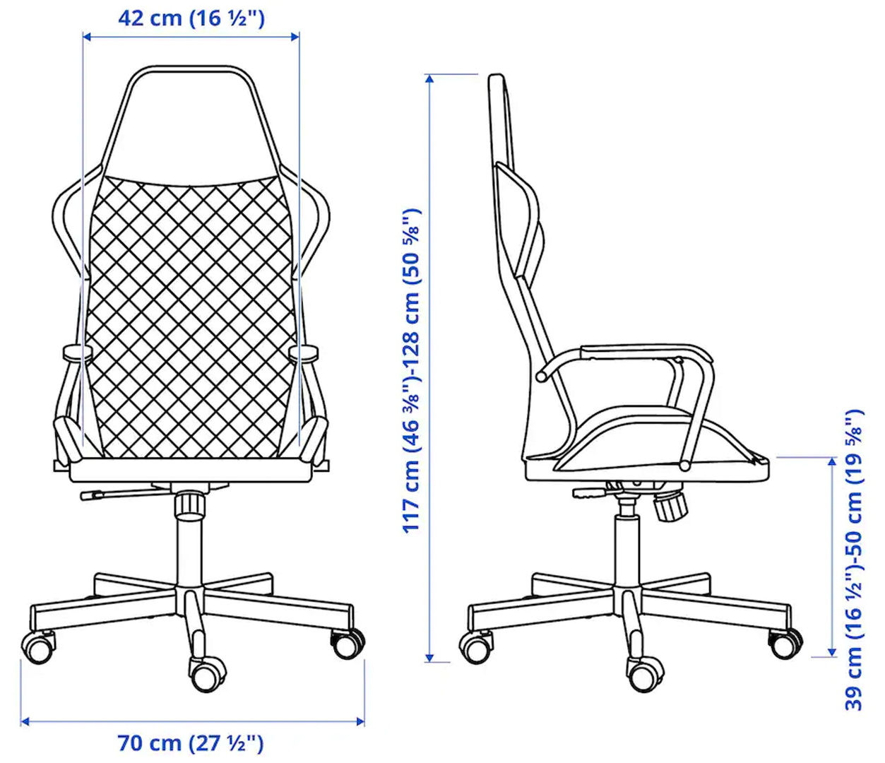 Set de mobilă pentru oficiu IKEA (3în1) foto 3