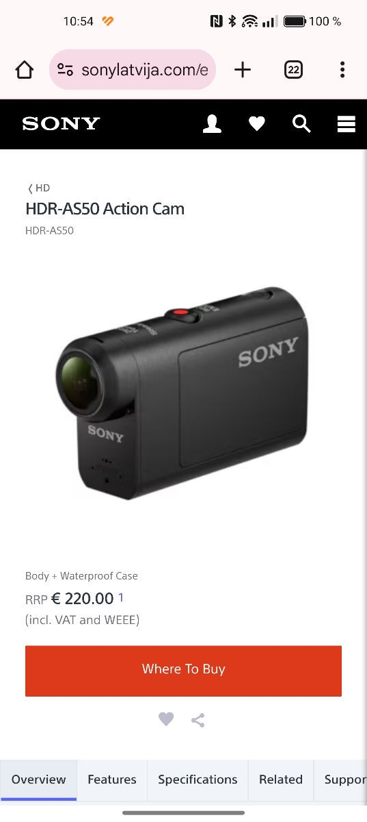 Sony HDR-AS50, Action Cam foto 6