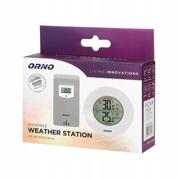 Statie meteo wireless ORNO OR-SP-3100 / WG foto 2