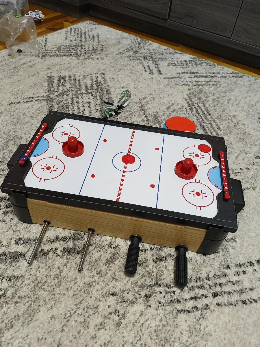 Joc de masă 3 în 1 fotbal,hockey, tenis de masa foto 2
