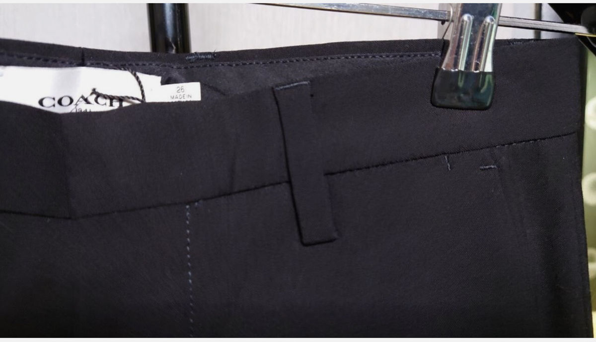 Coach 96% шерсть 4% эластан брюки оригинал. 28 размер foto 4