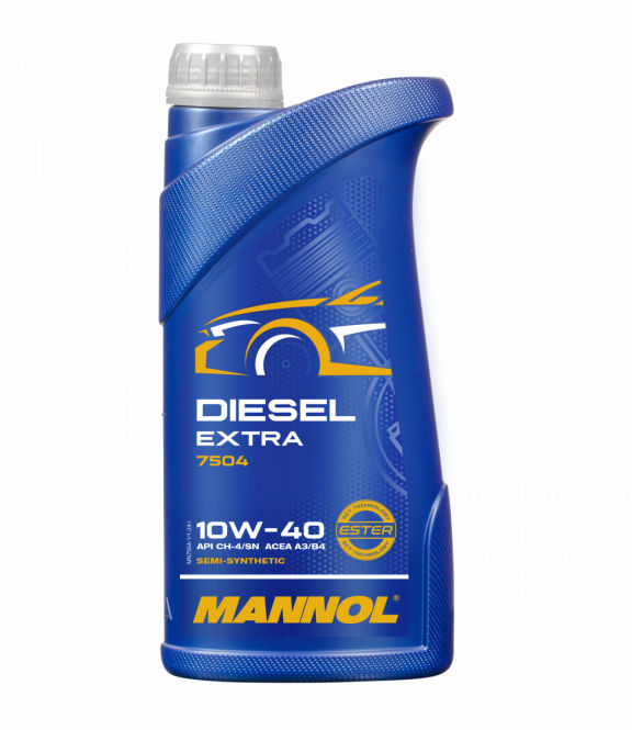 Ulei pentru motor MANNOL 7504 Diesel Extra 10W-40 1L foto 0