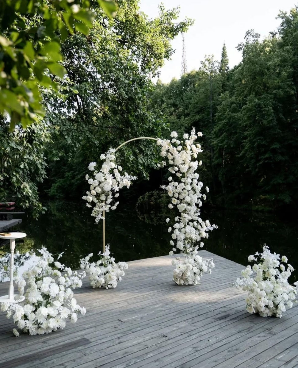 Decor floral și cu baloane pentru aniversări, nunți, cumătrii, botezuri  foto 3
