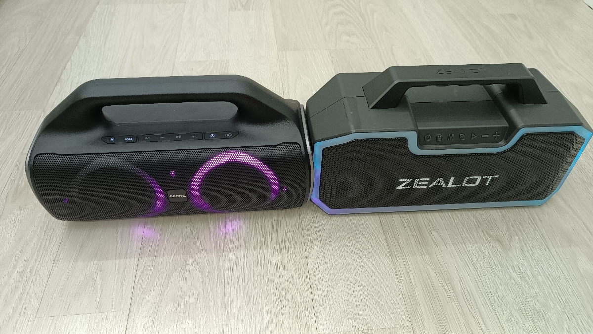 Boxe Bluetooth Zealot 80W Rezistente la Apă și Model AK-ZG-02 Wireless – Calitate Premium foto 1