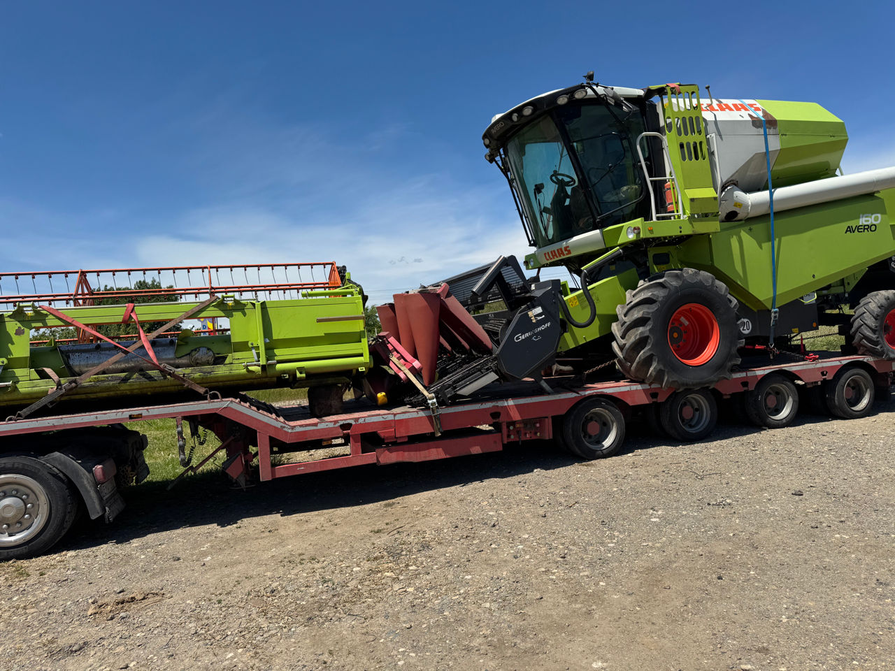 Claas Avero 160 2019 heder cereale+porumb stare ca nouă foto 3