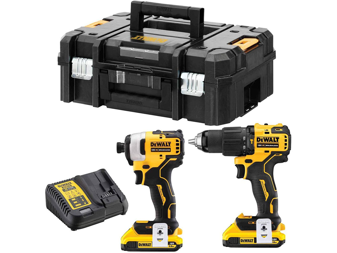 Set De Scule Cu Acumulator  Dewalt Dck2062D2T foto 0