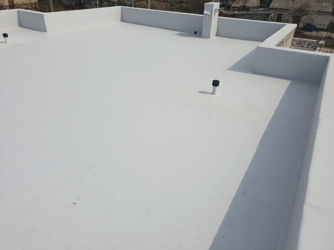 Acoperiș plat la cheie /hidroizolare+termoizolare+șapă/  membrane lichide, TPO, PVC,Bituminoase foto 9