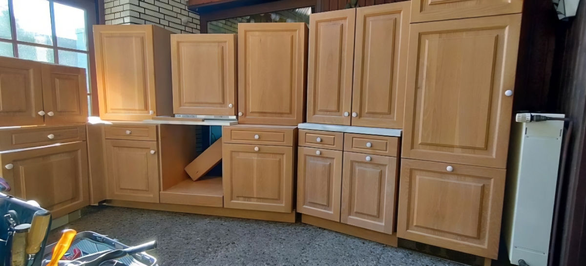  Bucătărie din lemn masiv de stejar  foto 0