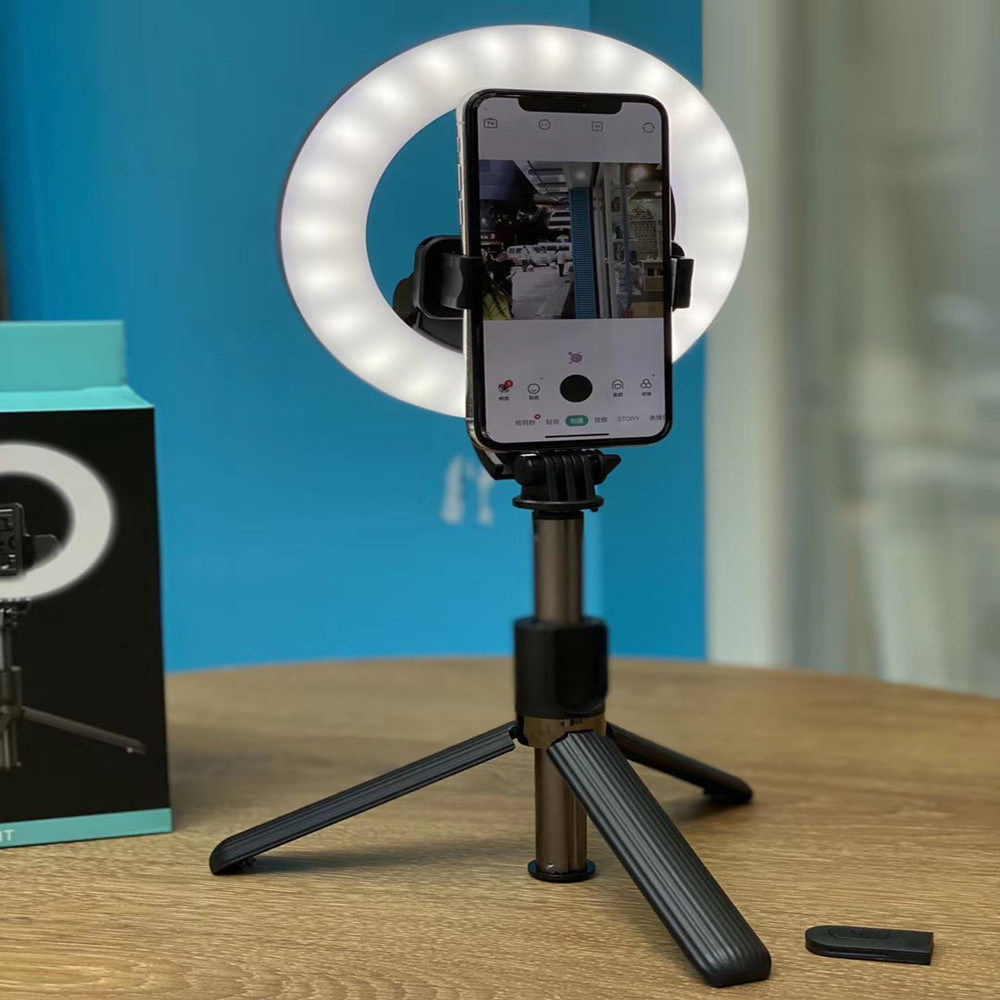 Селфи палка с лампой Selfie stick L07