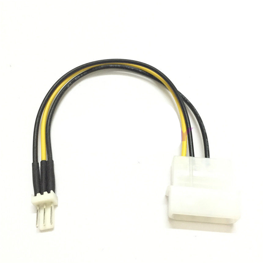 ID-182 - Power Adapter Cable 20CM Computer Fan IDE 4 Pin Molex Male To 3 Pin Male foto 2