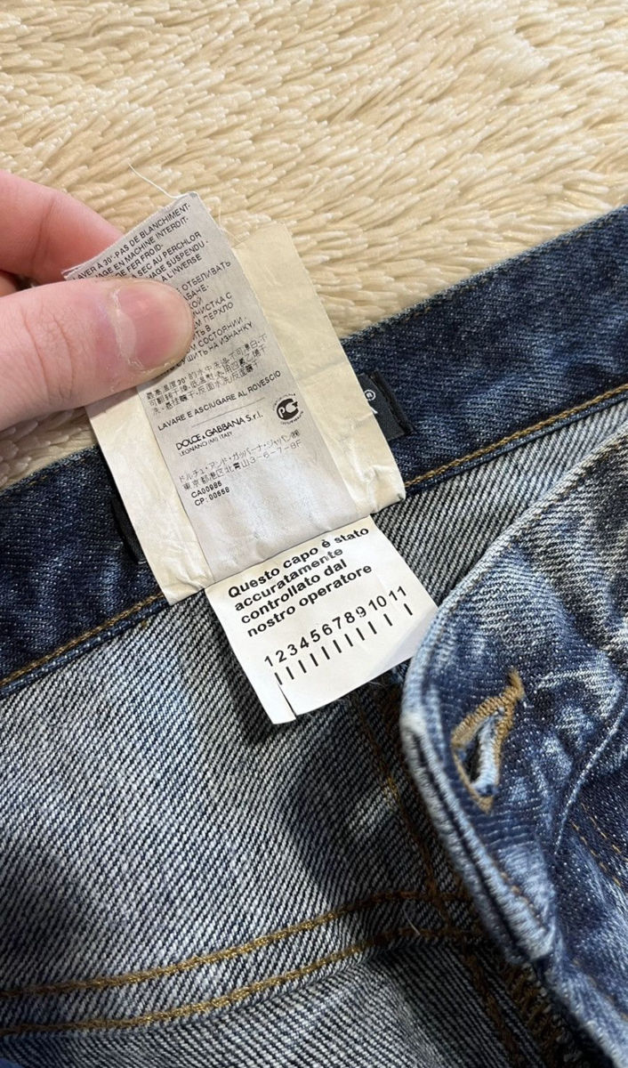 Dolce Gabbana Pantaloni Original foto 5