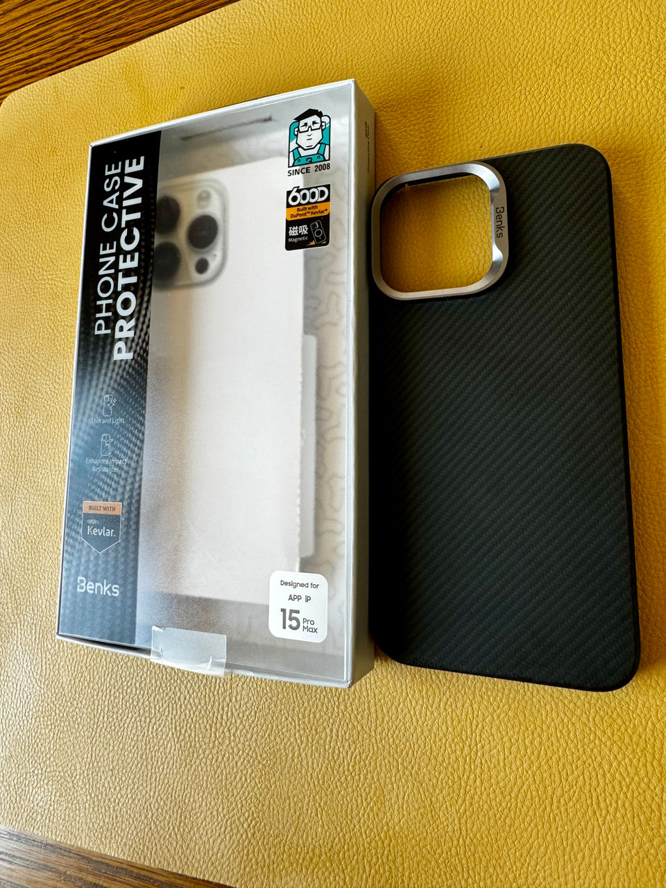iPhone 15 Pro Max Husa Kevlar foto 2