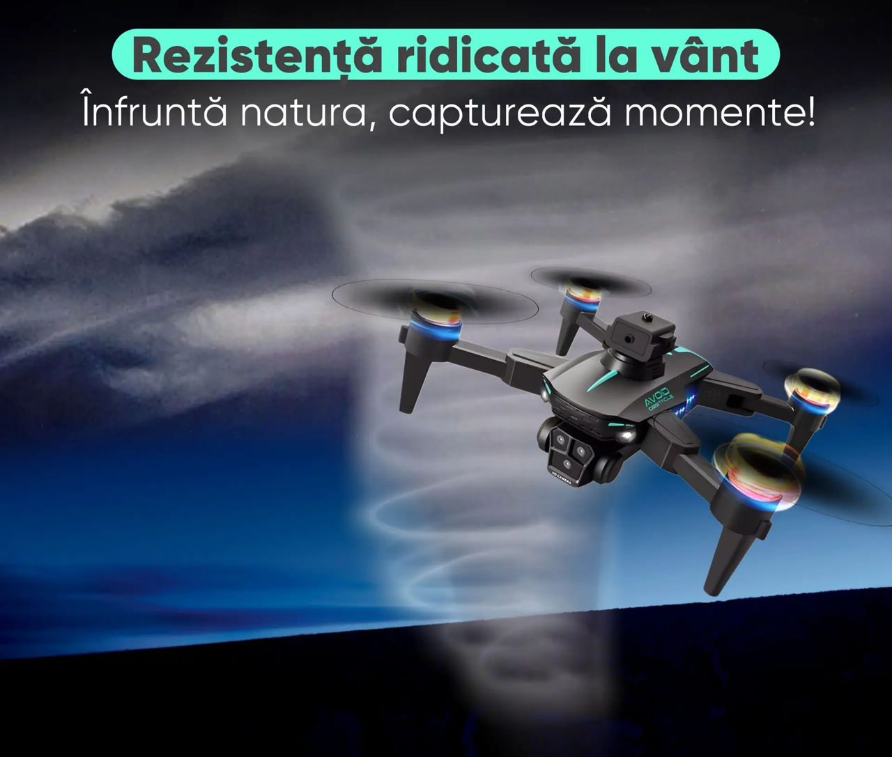 Drona Profesionala Cu Camera HD / Drona Profesionala Cu Camera HD foto 3