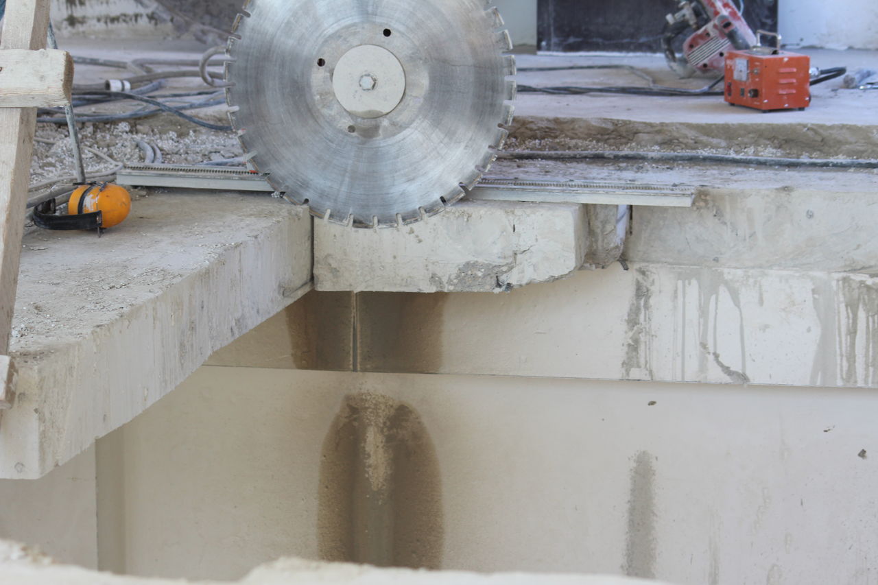 Gaurire cu diamant cu asperator, taerea cu diamant betonarmat фото 5