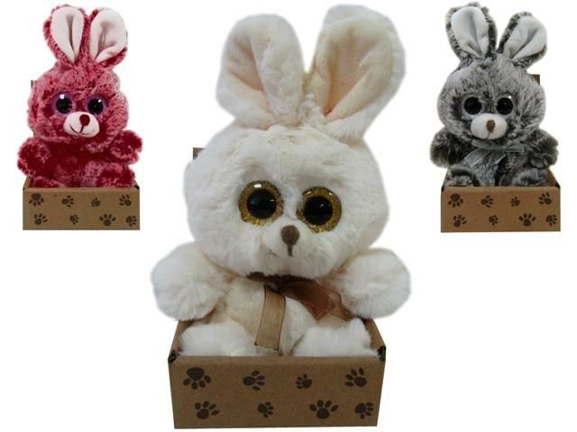 Игрушка Мягкая Зайчик С Большими Глазами 17Cm