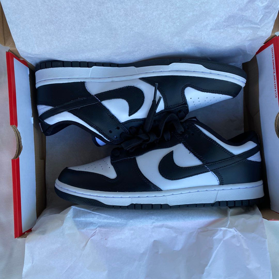 Nike Dunk black white (Panda) фото 1