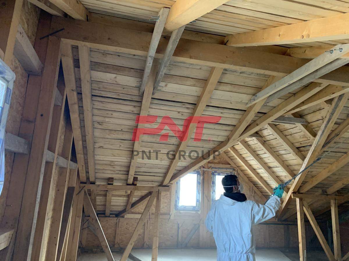 Огнезащита деревянных конструкций с заключением от пожарной инспекции.