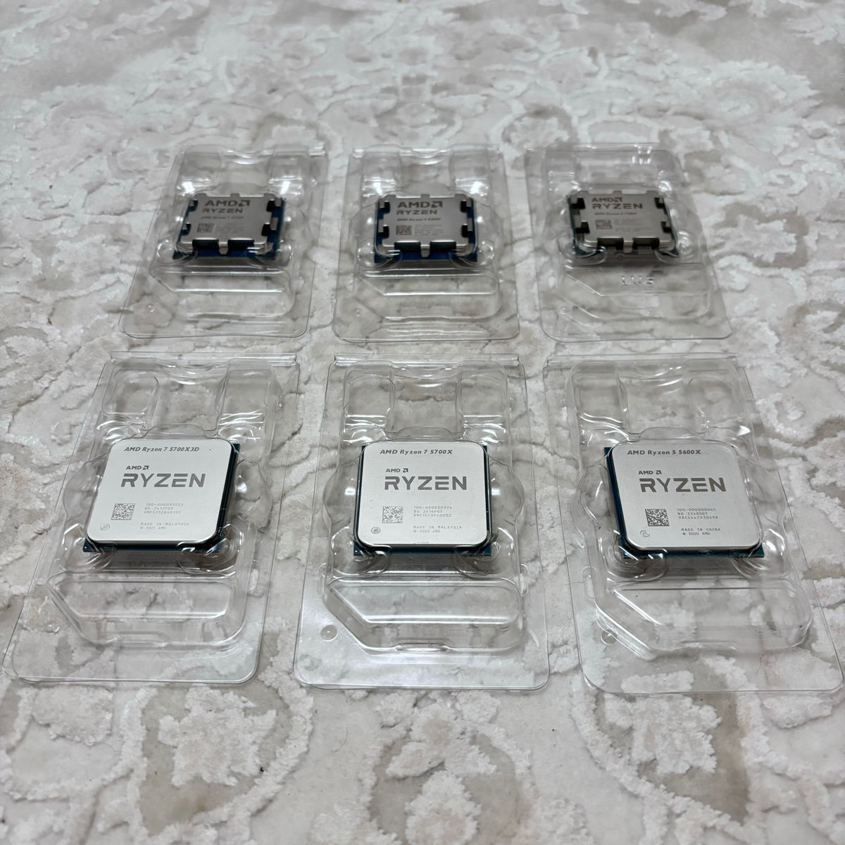 Ryzen 9 5900X Ryzen 9 3900X Ryzen 7 5700X3D Ryzen 7 5800X Ryzen 7 5700X Ryzen 7 8700F Ryzen 5 9600X  foto 2