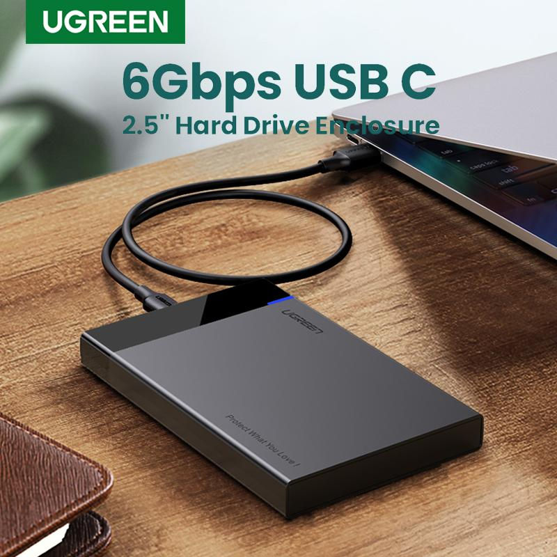 Carcasa hard disk extern Ugreen, USB 3.0, Compatibil cu SSD/HDD, 2,5", Negru (fara disc) foto 10