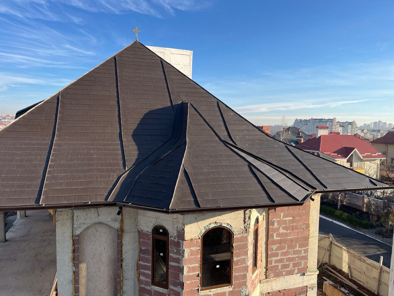 Tablă dublu falț sau prefalțuită click-falț / Двойной фальц / кровля Click фальц foto 3