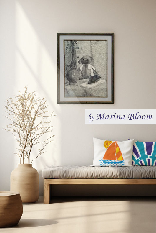 Vand Tablouri Autentice, Pictate, Acuarela Hartie, Hasurare Cerneala foto 8