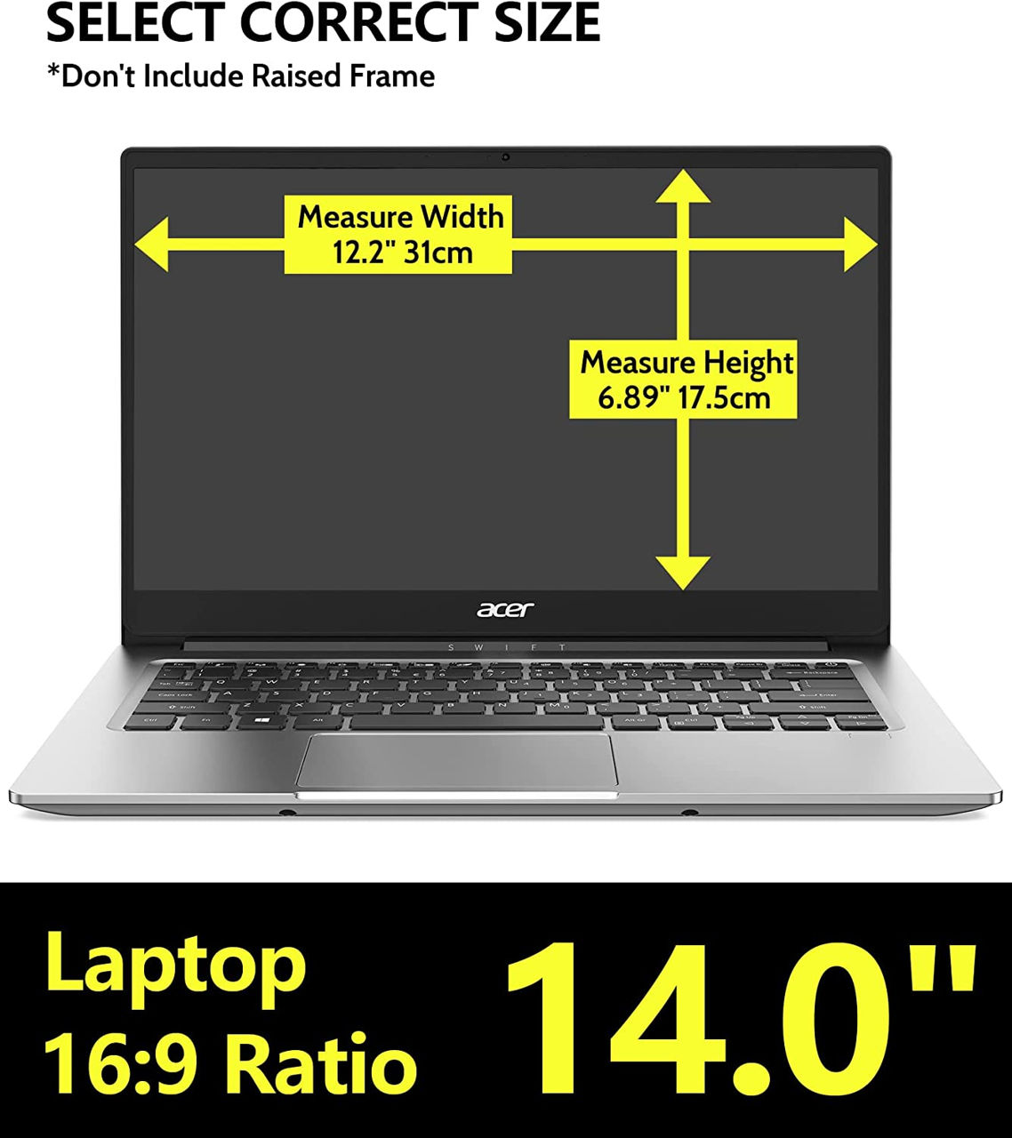 Laptop Privacy Screen 14 Inch  Screen Protector macbook dell acer asus foto 4