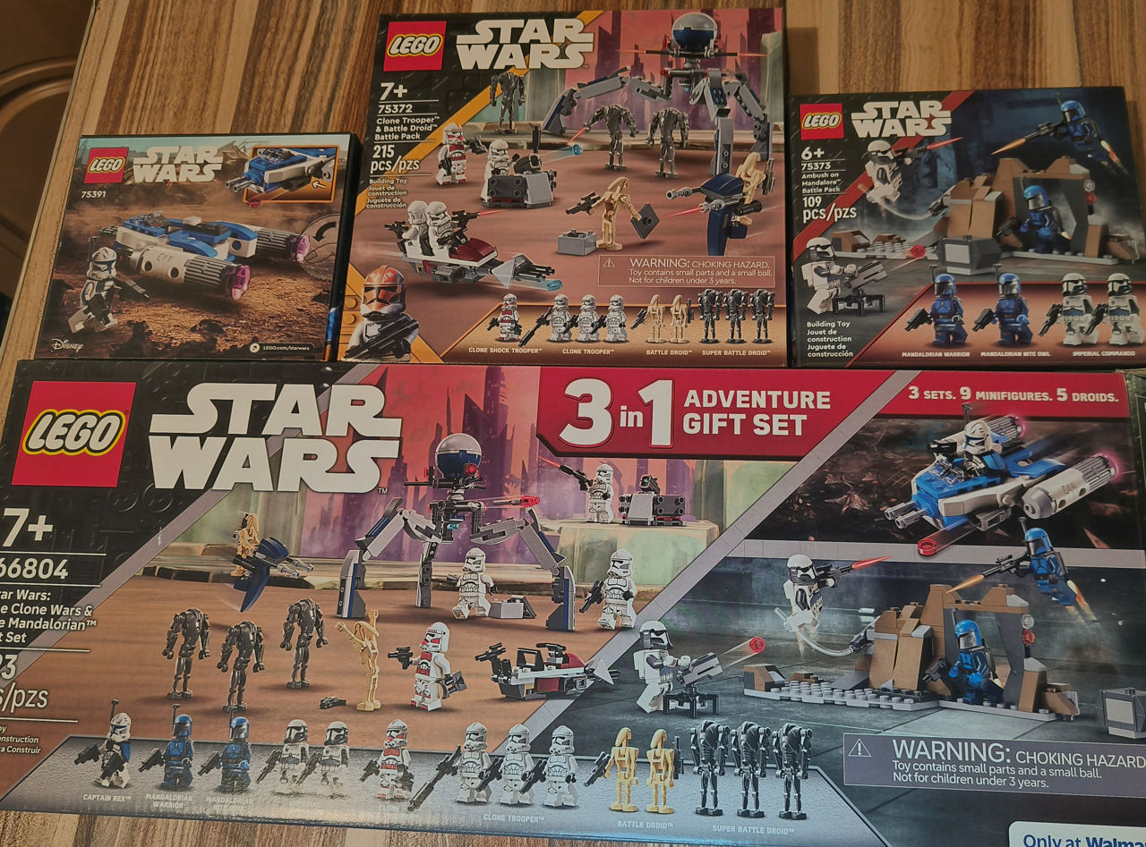 Mandalore Lego Star Wars Battle Packs Walmart Discount Lego Star