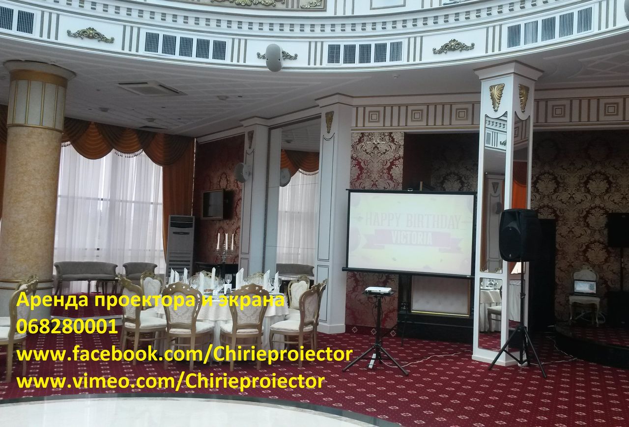 Chirie HD proiector si ecran (diferite marimi) foto 3