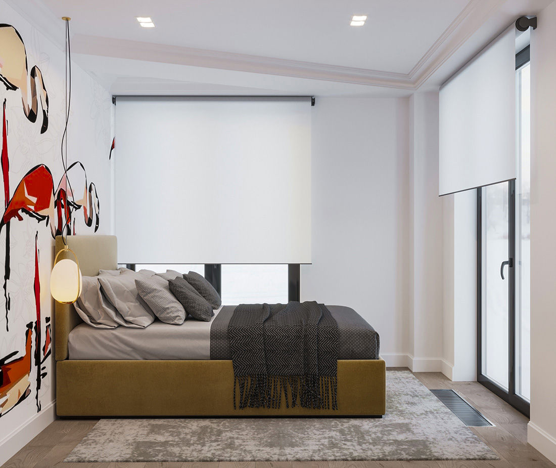 Design interior/ stil modern/ 107m2/ proiecte/ dormitoare/ decor/ arhitectură/ apartament foto 7