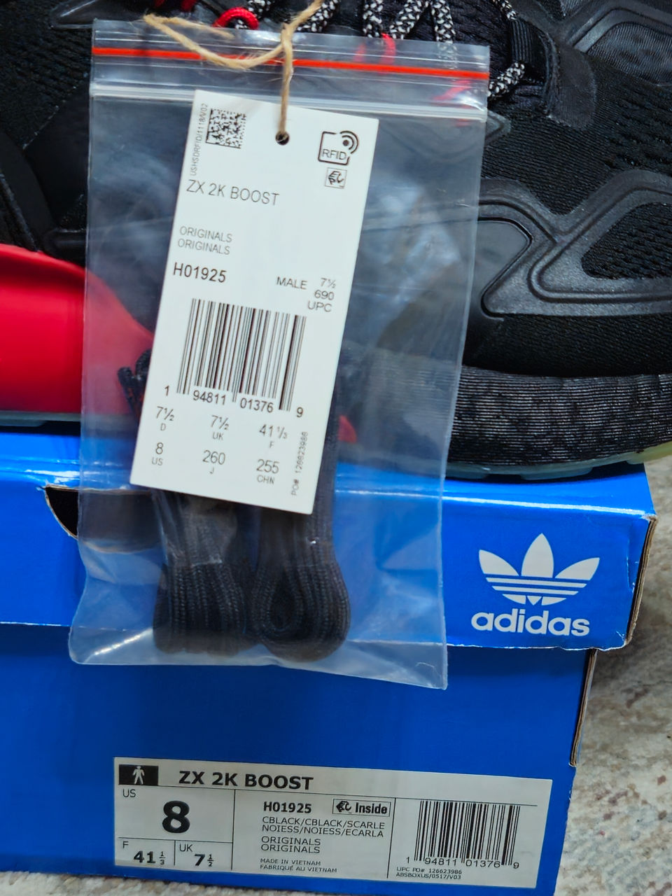 Adidas ZX 2K Boost – Noi, în cutie EU41,5, US8
