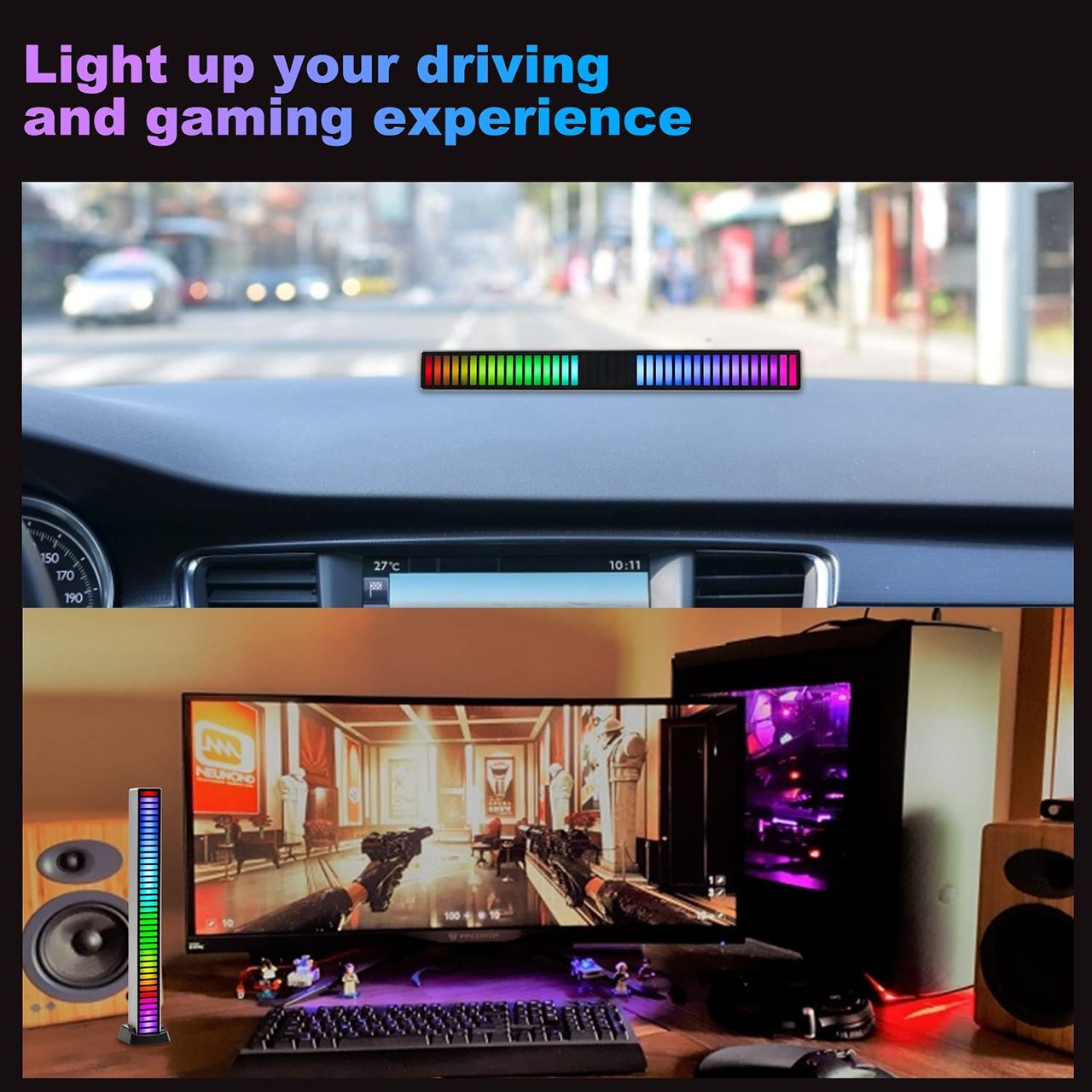 Музыкальный ритм RGB Lumină ritmică muzicală RGB foto 1