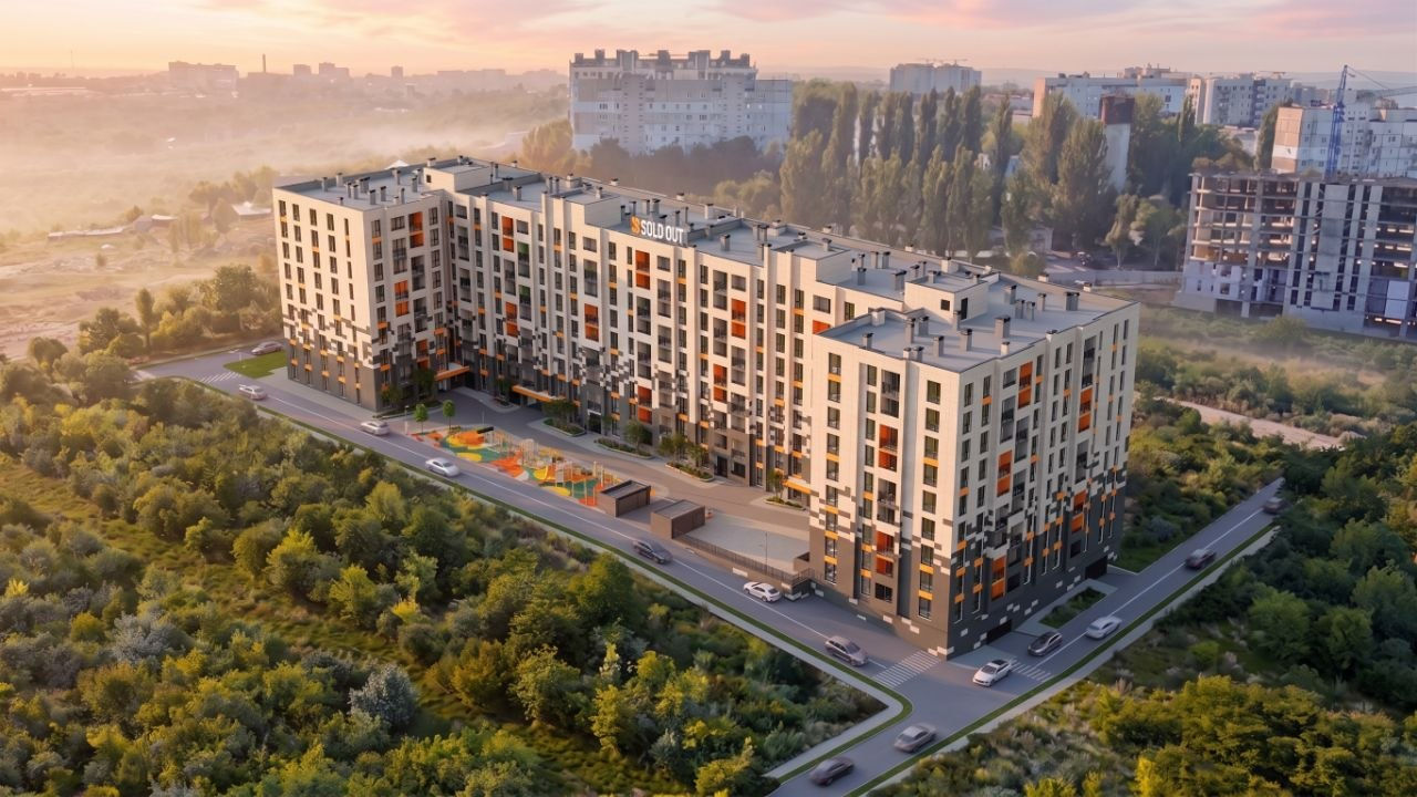 Apartament cu 3 camere, 78 m², 5 etaj