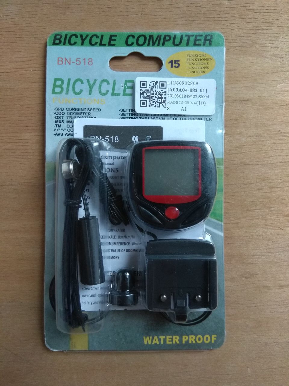 Новый велокомпьютер BN518 (14 функций)