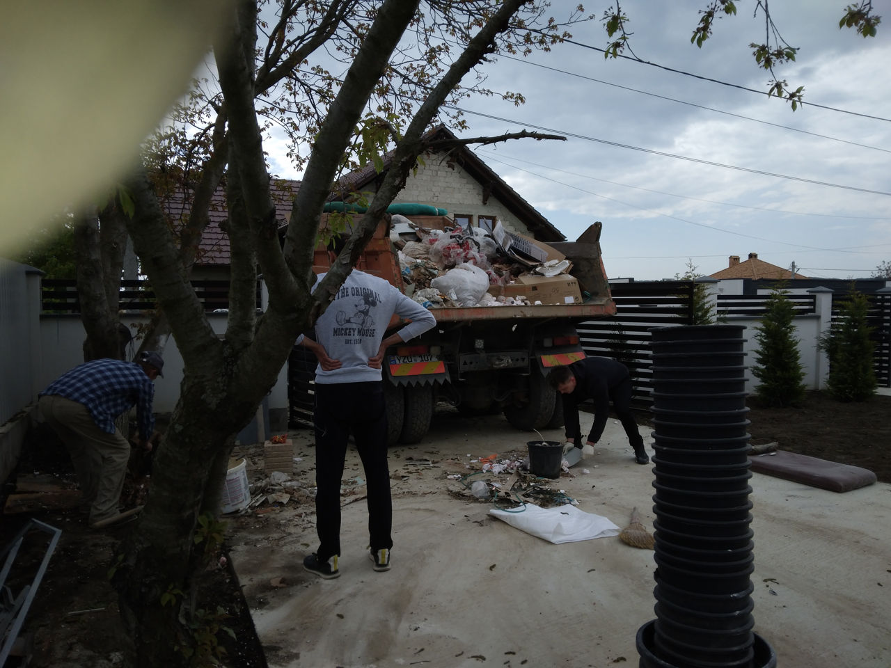 Evacuarea deseilor după construcții.вывоз мусора после строительства foto 2